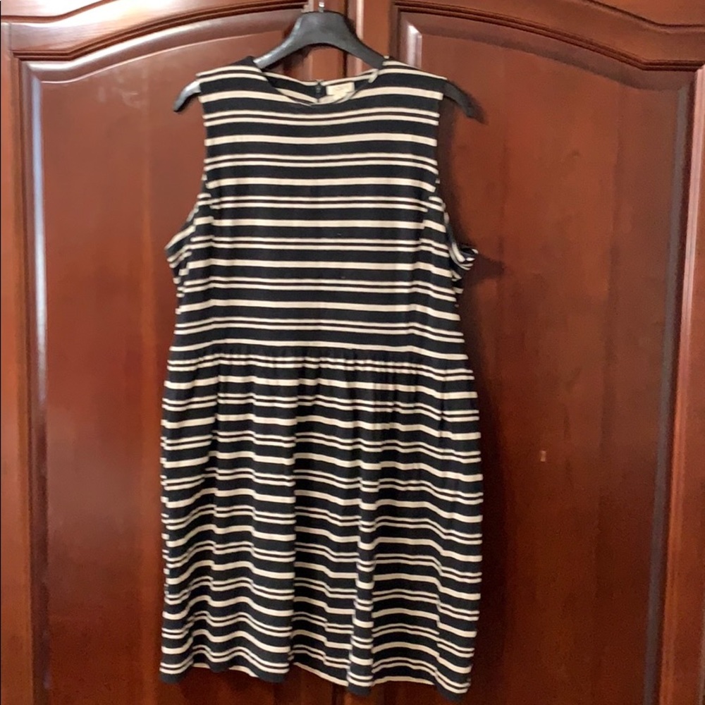JCrew Striped Dress with Pockets!!